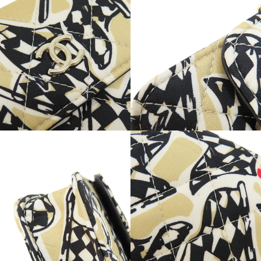 Previously Owned Chanel Chain Shoulder Coco Mark Bag Cotton Female CHANEL (Good)