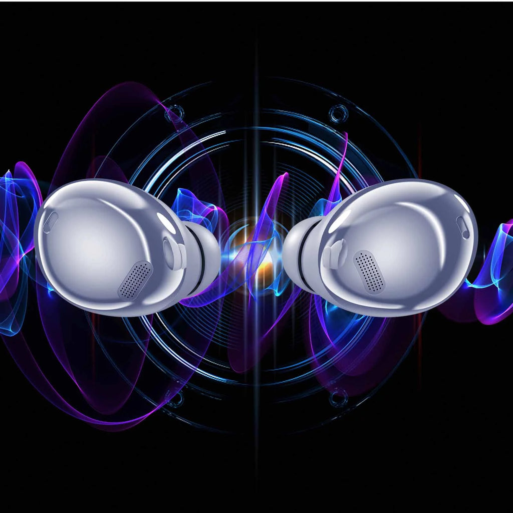 UrbanX Street Buds Pro Bluetooth Earbuds for Vodafone Smart N8 True Wireless, Noise Isolation, Charging Case, Quality Sound, Water Resistant (US Version) - Amethyst Purple