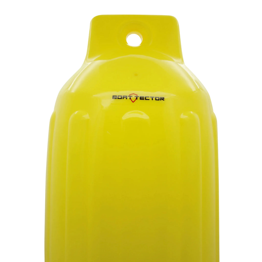 Extreme Max 3006.8558.4 BoatTector Inflatable Fender Value 4-Pack - 10" x 30", Neon Yellow