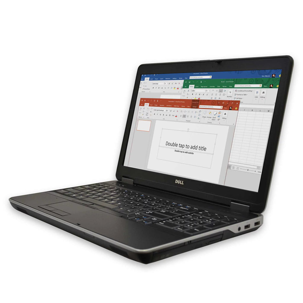 Used Dell Latitude E6540 Laptop Intel i5 Dual Core Gen 4 4GB RAM 500GB SATA Windows 10 Home 64 Bit