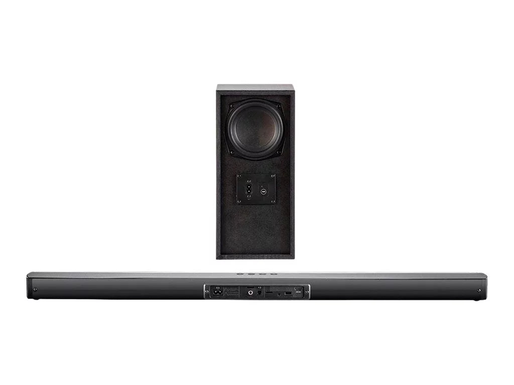 Monoprice SB-200SW Premium - Sound bar system - wireless - Bluetooth - 60 Watt (total)
