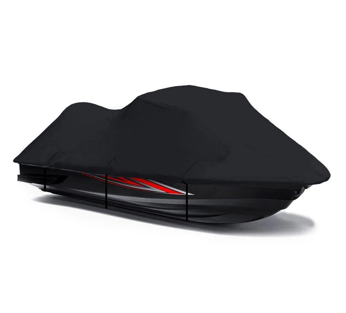 BLACK TOP OF THE LINE JET SKI Cover Compatible for Sea Doo Sea-Doo Bombardier Jet Ski Cover RXP 2004 2005 2006 2007 2008, RXP-X 2007 2008 2009