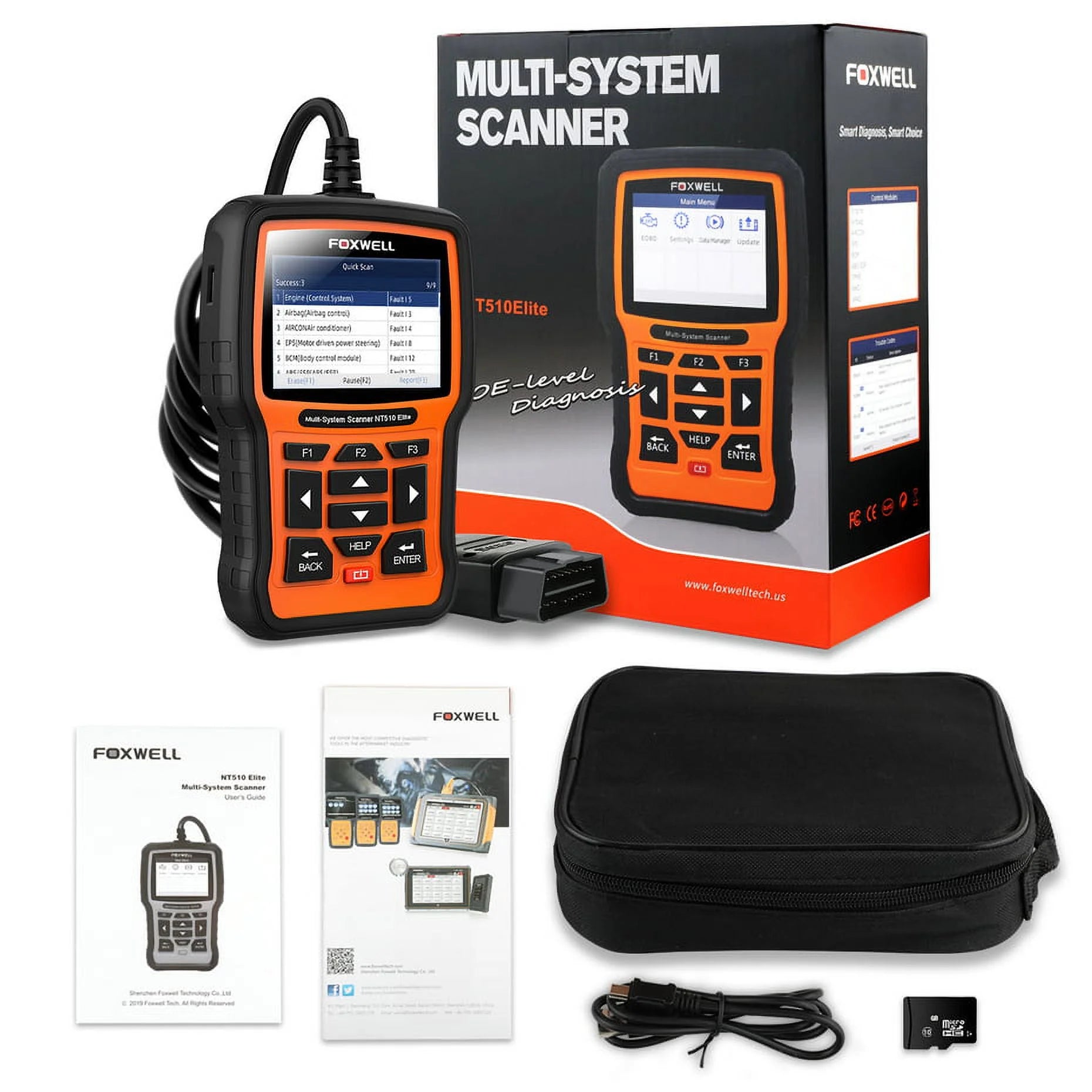 FOXWELL  Pofessional All System OBD2 Scanner For Mercedes-benz SAS DPF BRT Multi Reset Bi-Directional Test Auto Car Diagnostic Tool