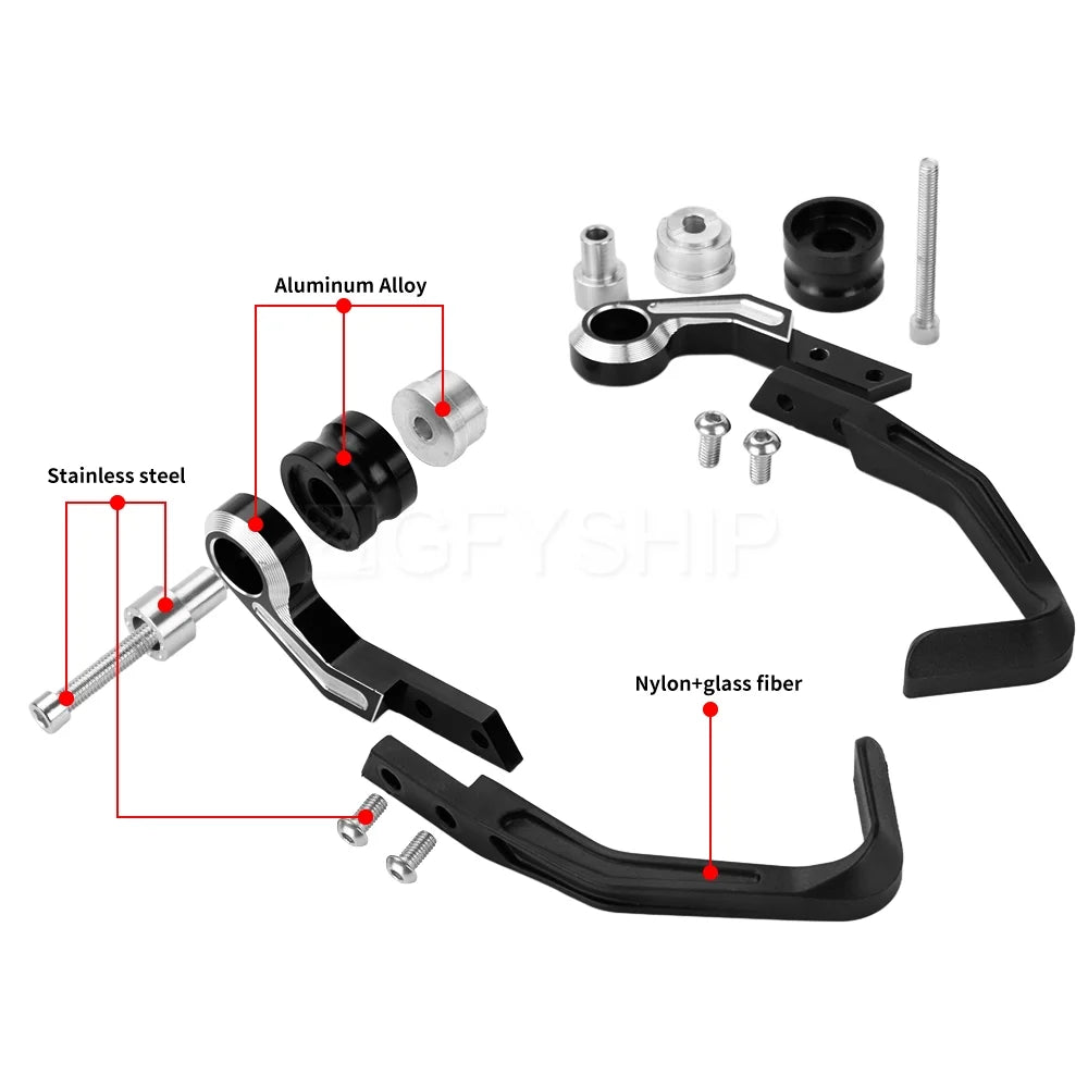 GFYSHIP Motorcycle Anti-fall Clutch Handguards Billet Hand Extendable Guard For Suzuki GSX-250R 2018-2022 / GSX-R600 2001-2018 / GSX-R750 2000-2017 / GSX-R1000 2001-2023 / GSX-R1000R 2017-2023