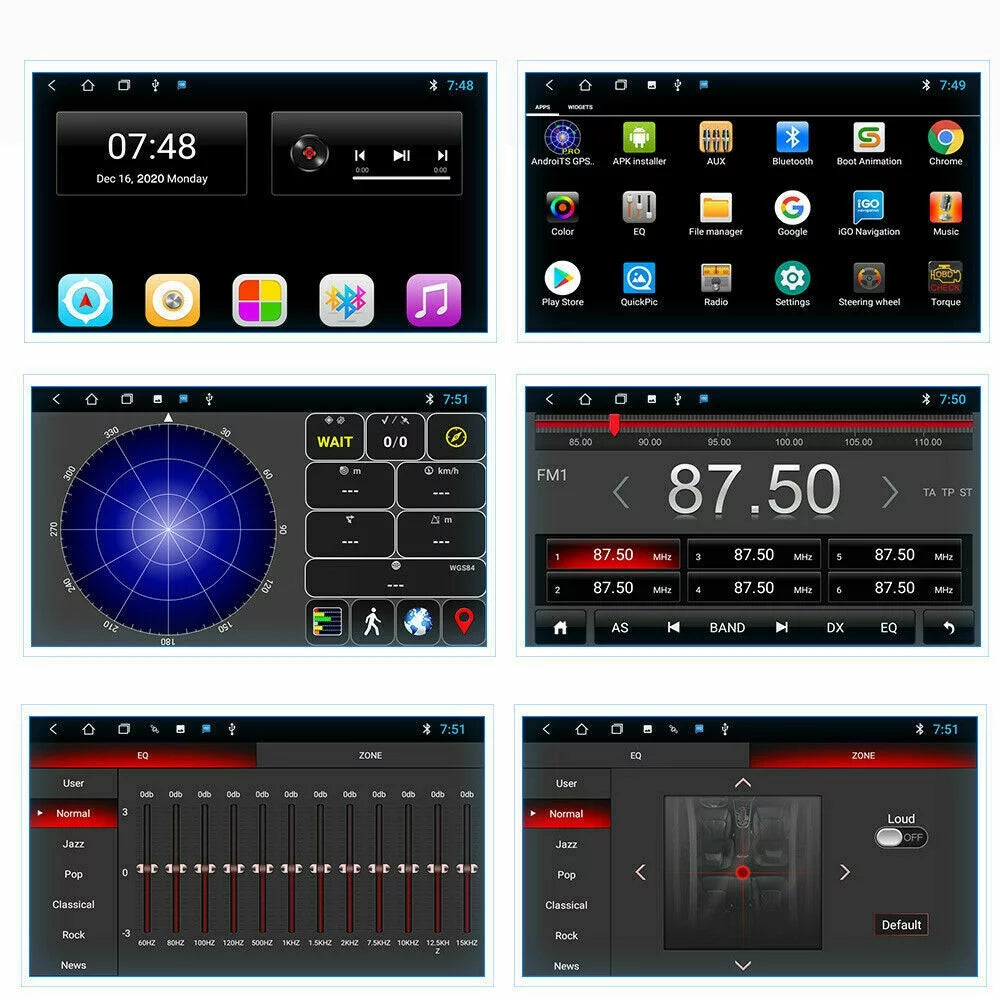 Onemayship Car Radio Stereo with Backup Camera for Jeep Wrangler JK 2015-2016