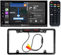 Soundstream VRCPAA-70M 7" Double DIN Bluetooth Apple CarPlay & Android +Camera Silver