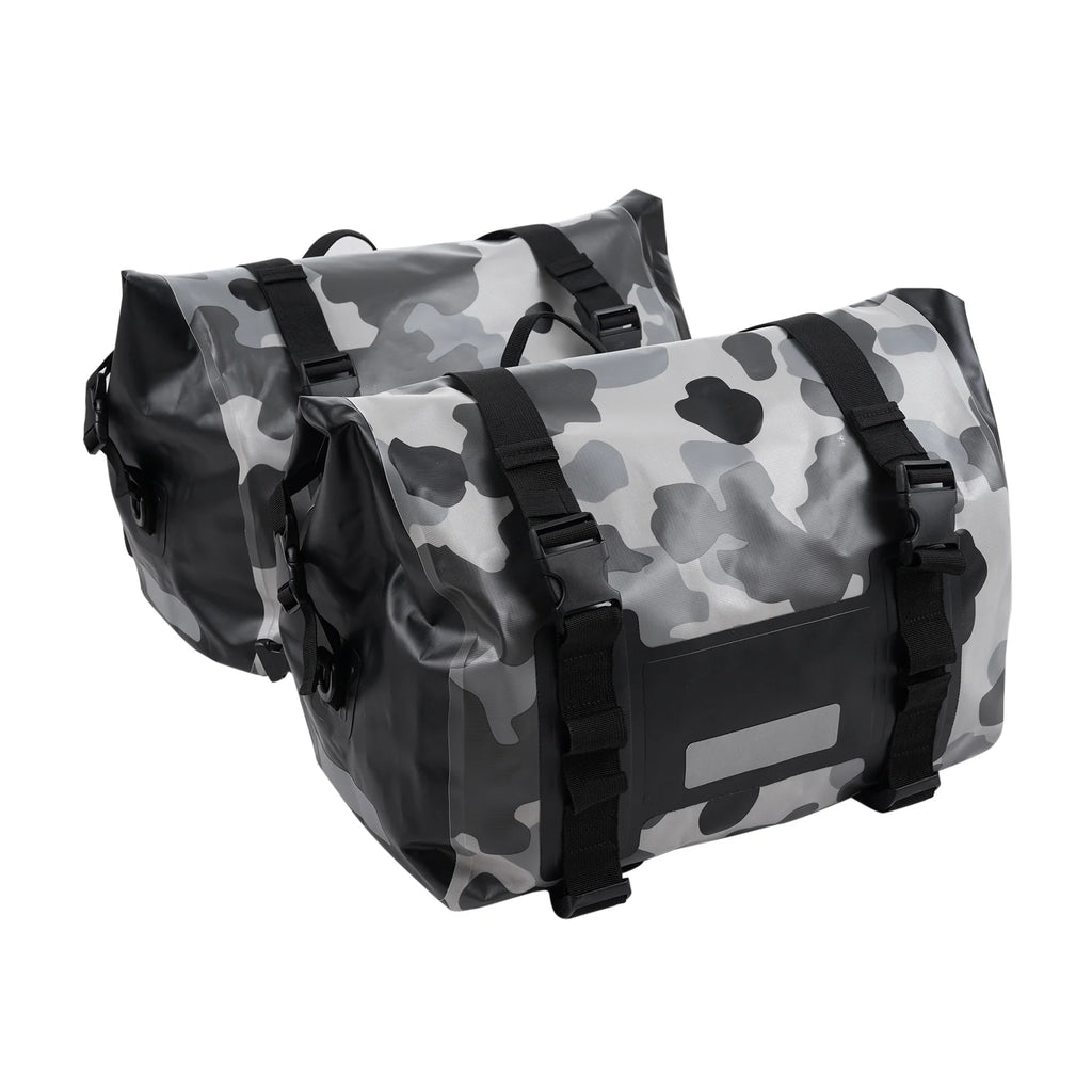 Nebublu Motorcycle Duffel Bag， PVC Waterproof Luggage for Hiking and Camping