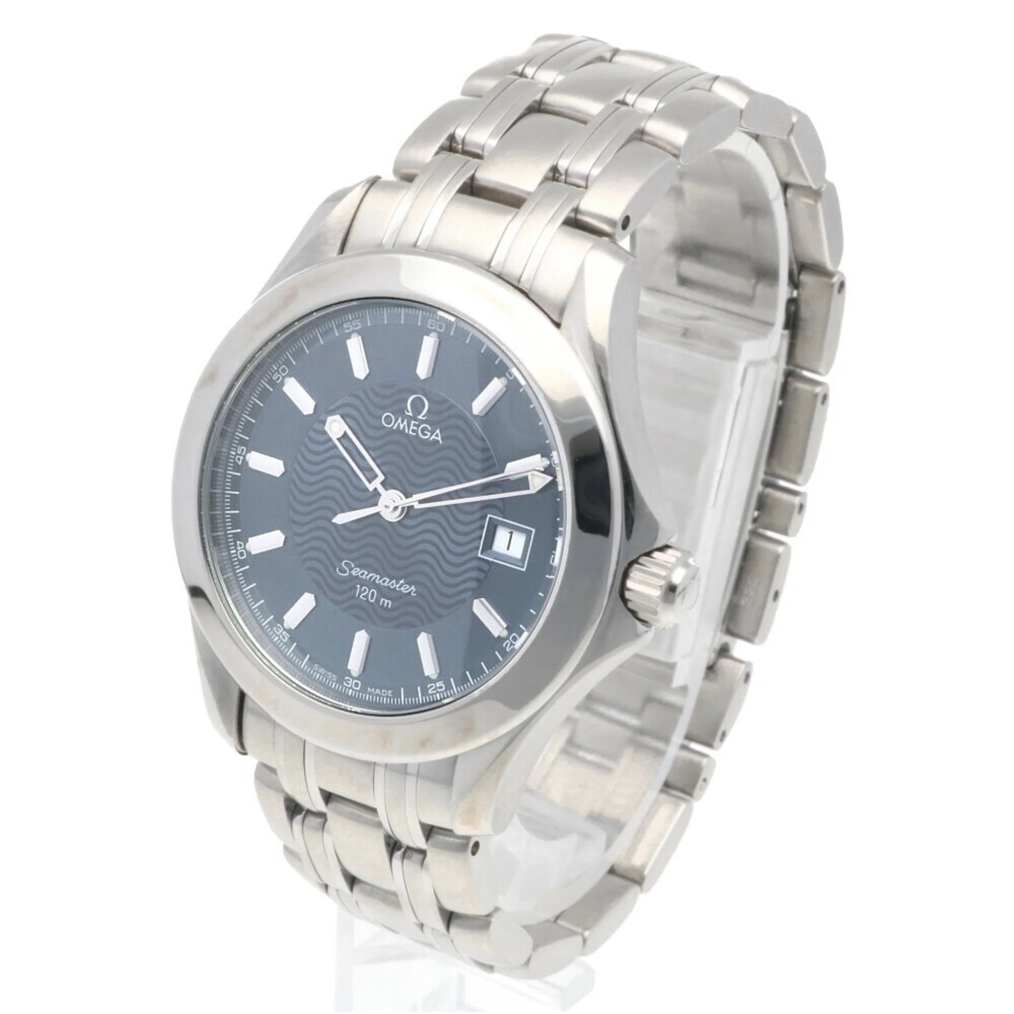 Secondhand Omega Seamaster Watch Rust-resistant Alloy 2581.80 Quartz Men's OMEGA 120M (Good)