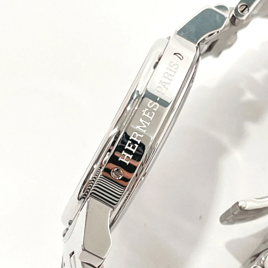 Secondhand Hermes Clipper Watch Rust-resistant Alloy HERMES CL1.810 Men's Silver (Good)