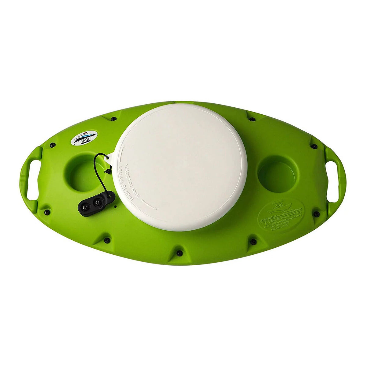 CreekKooler 15 Quart Floating Beverage Portable Pup Cooler w/ 8' Tow Rope