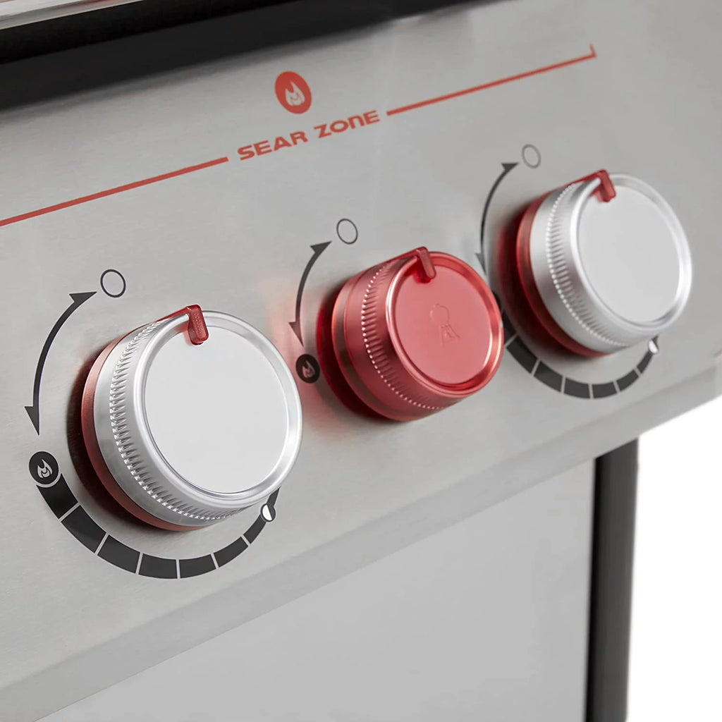 Weber Genesis Smart SX-325s 3-Burner Natural Gas Grill in Corrosion-free Metal with Smart Technology