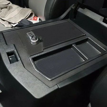 KOJEM Center Console Gun Safe Storage Box Vault Compatible with 2007 - 2013 Toyota Tundra, 2008 - 2021 Toyota Sequoia