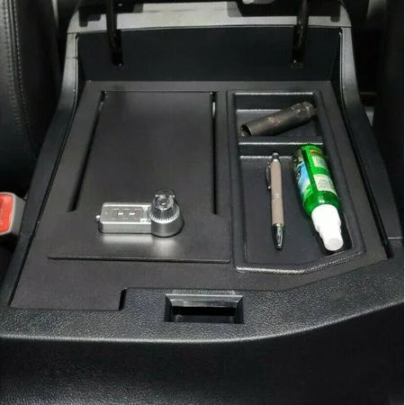KOJEM Center Console Gun Safe Storage Box Vault Compatible with 2007 - 2013 Toyota Tundra, 2008 - 2021 Toyota Sequoia