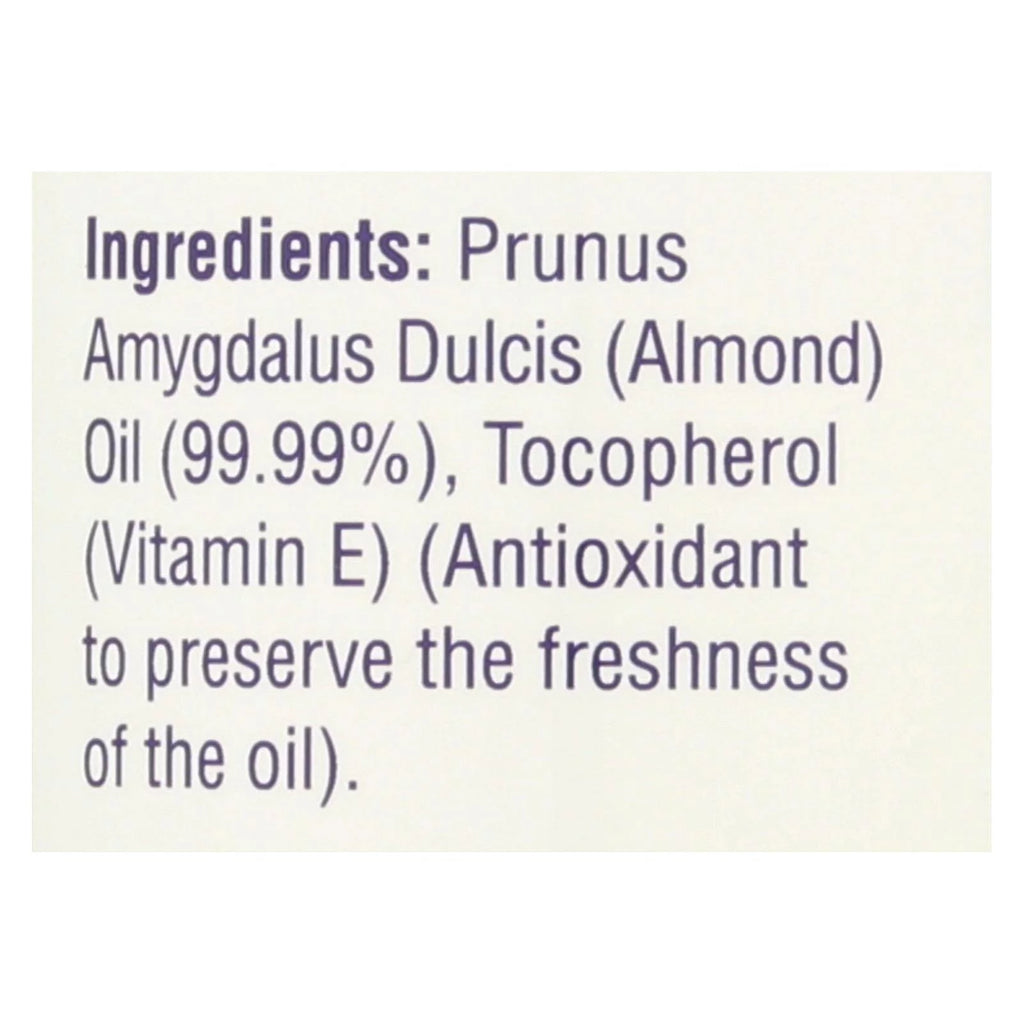 Heritage Products Sweet Almond Oil - 8 fl oz