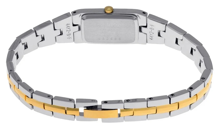 Seiko For Her Ladies' Bracelet Watch - Gold & Corrosion-free - White Dial - SZZC40