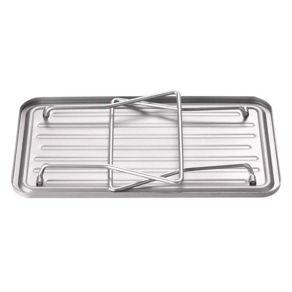 TOMSHOO Ultralight Camping Grill,  BBQ Grate and Table for Picnic & Barbecue