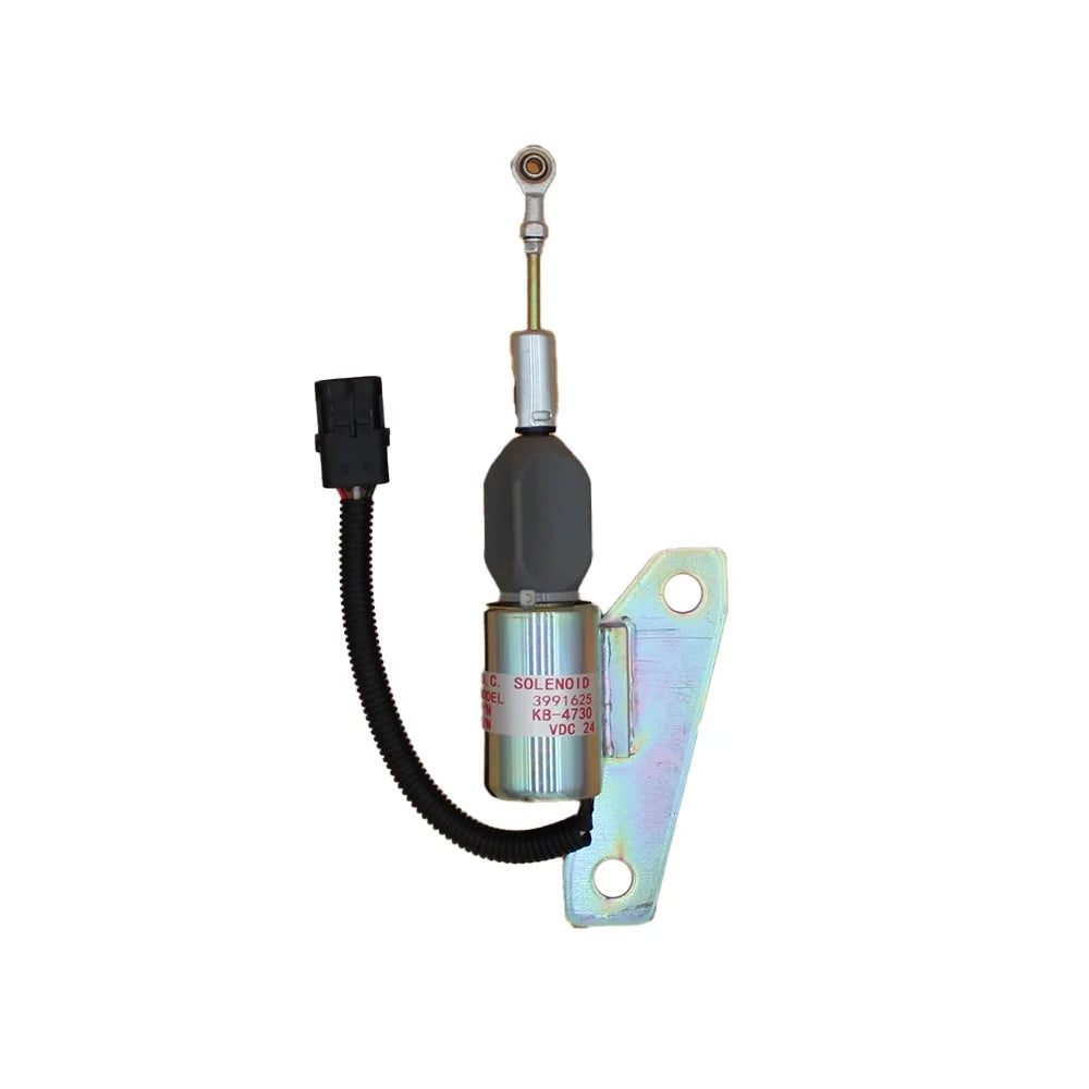 RAParts One New Fuel Shutoff Solenoid Fits Hyundai Excavator R200-5 R225-7 335-7