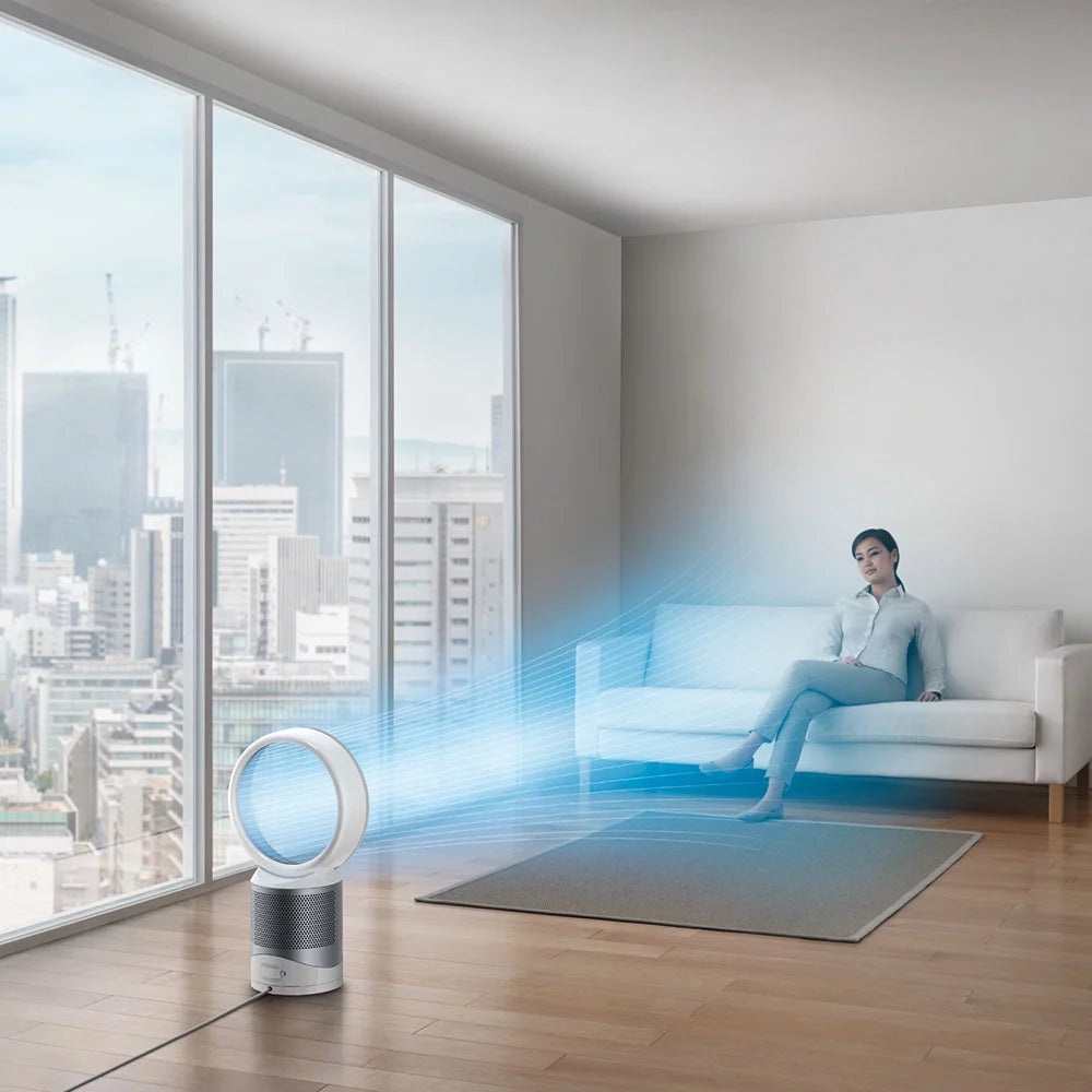 Dyson DP01 Pure Cool Link Desk Air Purifier & Fan | White/Silver | Refurbished