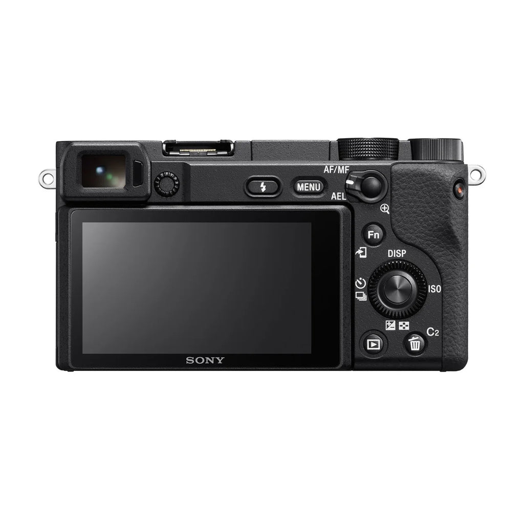 Sony a6400 ILCE-6400 - Digital camera - mirrorless - 24.2 MP - APS-C - 4K / 30 fps - body only - Wi-Fi, NFC, Bluetooth - black