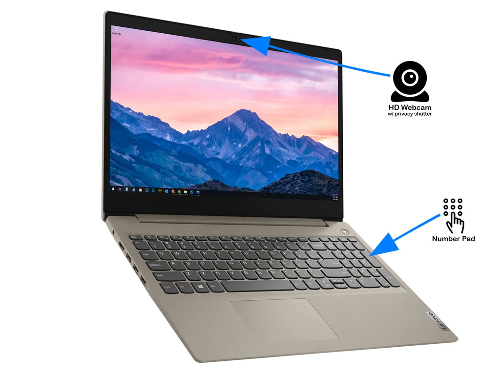 Lenovo IdeaPad 3i Laptop, 15.6" FHD Display, Intel Core i3-1115G4 Upto 4.1GHz, 12GB RAM, 256GB NVMe SSD, HDMI, Card Reader, Wi-Fi, Bluetooth, Windows 11 Home S