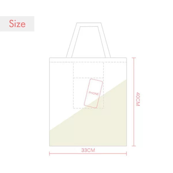 Orange Cactus Potted Succulents Expression Sack Canvas Tote Shoulder Bag
