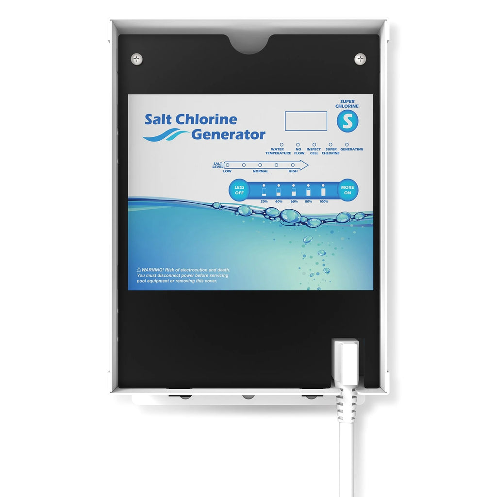 25000 Gallon Swimming Pool Salt Water Chlorine Generator System  13 Titanium Plates - 11.5"