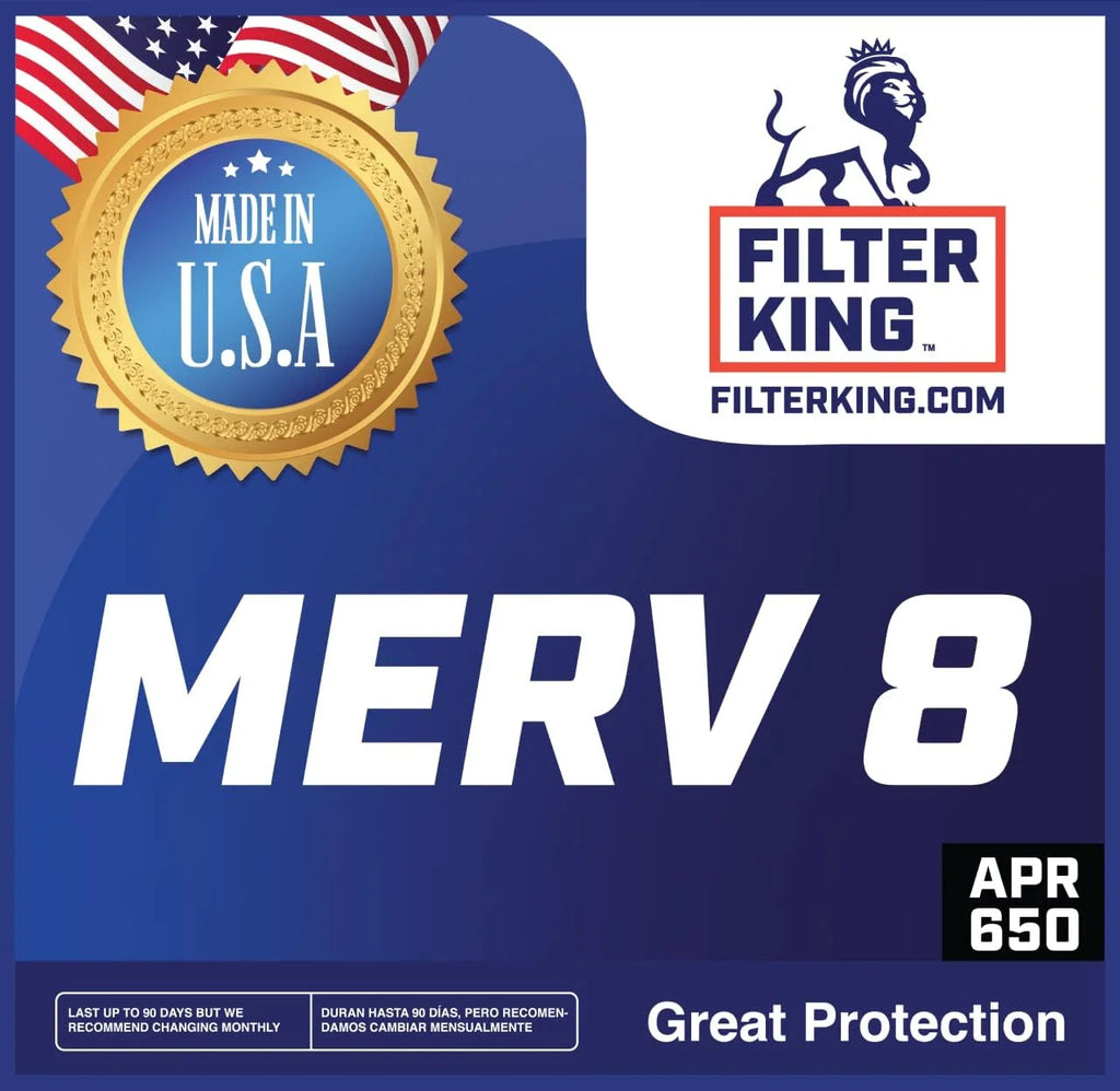 Filter King 35x47.5x1 Air Filter | 4-PACK | MERV 8 HVAC Pleated A/C Furnace Filters | MADE IN USA | Actual Size: 35 x 47.5 x .75"