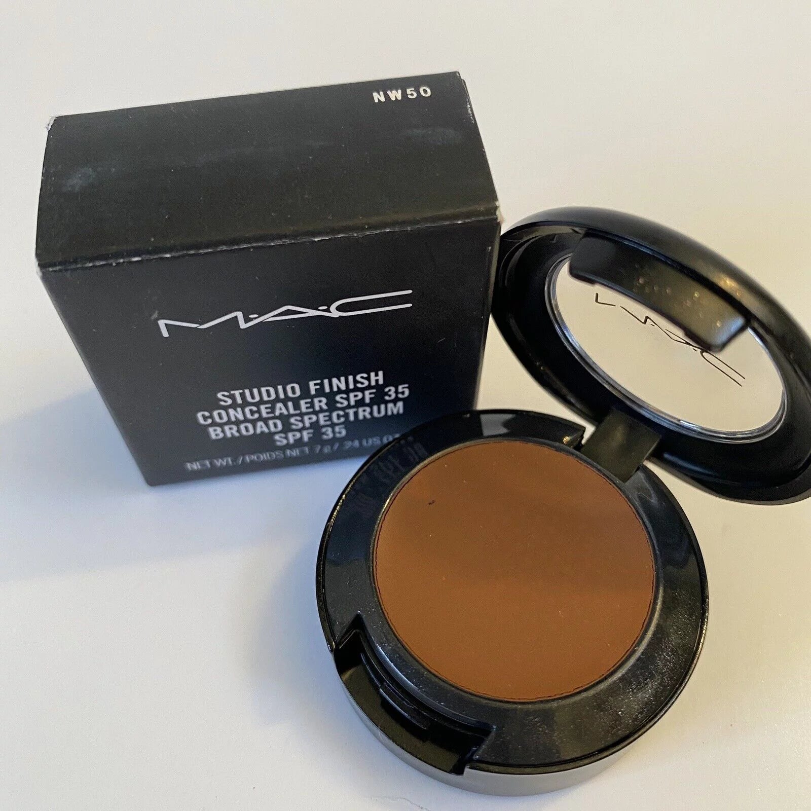 MAC COSMETICS STUDIO FINISH CONCEALER SPF 35 NW50 NET WT 0.24oz / 7 ML