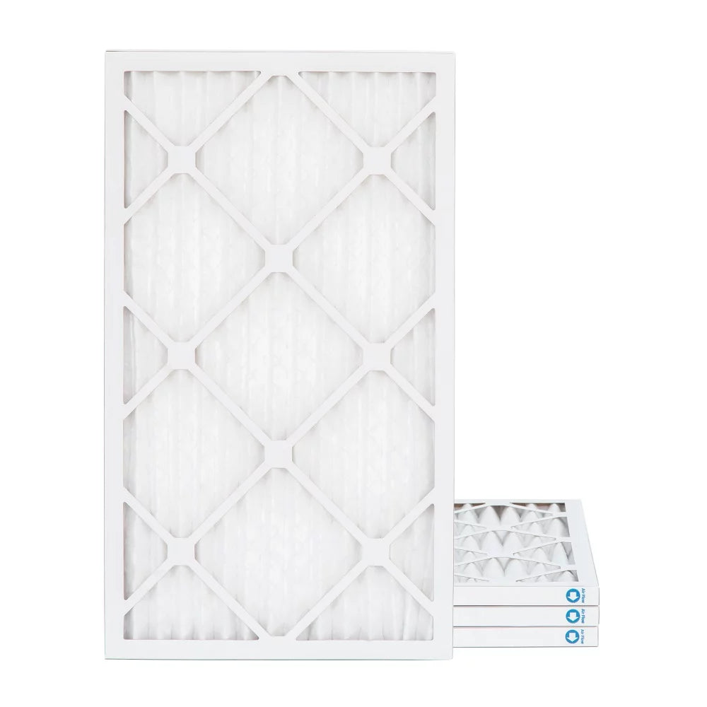 12x20x1 MERV 11 ( MPR 1000, FPR 7-8 ) Pleated 1" Air Filters for AC and Furnace. 4 PACK. Exact Size: 11-1/2 x 19-1/2 x 3/4