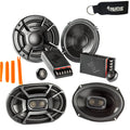 Polk Audio - A Pair Of DB6502 6.5" Components and A Pair Of DB692 6x9" Coax Speakers - Bundle Includes 2 Pair