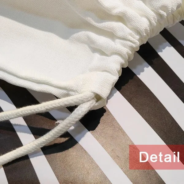 Feline Lions Lie Fierce Art Deco Fashion Backpack Canvas Drawstring Reusable Mesh Shopping Bag