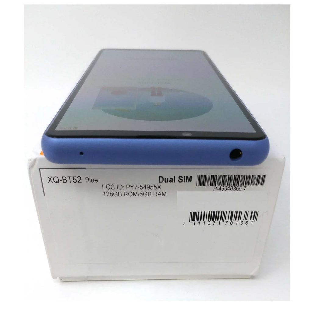 Previously Owned Sony Xperia 10 III 5G 128GB XQ-BT52 6GB RAM GSM Factory Unlocked Smartphone - Blue (Like New)