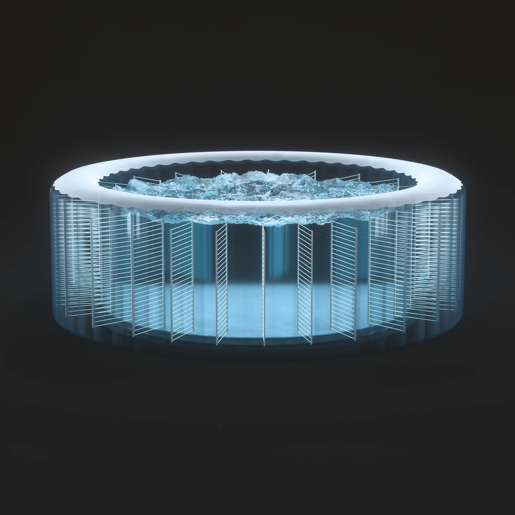 Intex PureSpa Plus Inflatable Bubble Jet Spa & Replacement Filters (8 Pack)