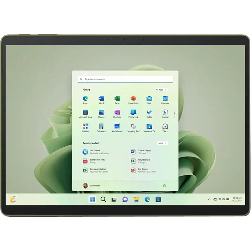 Restored Microsoft Surface Pro 9 13" Touch Tablet, Intel i7 16GB/256GB, Forest (Refurbished)