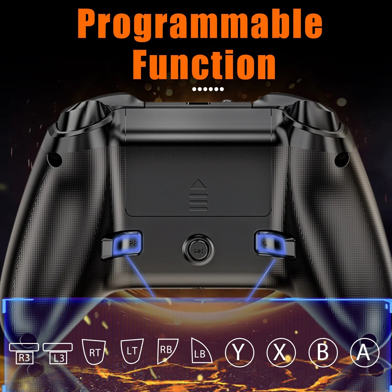 Bonacell Wireless Controller for Xbox One, (Watch Video to Update XBOX)Game Controller Compatible with Xbox One/Xbox One X/S, Xbox Series S/X Gamepad Support Turbo/3.5mm Headphone Jack/Macro Functions