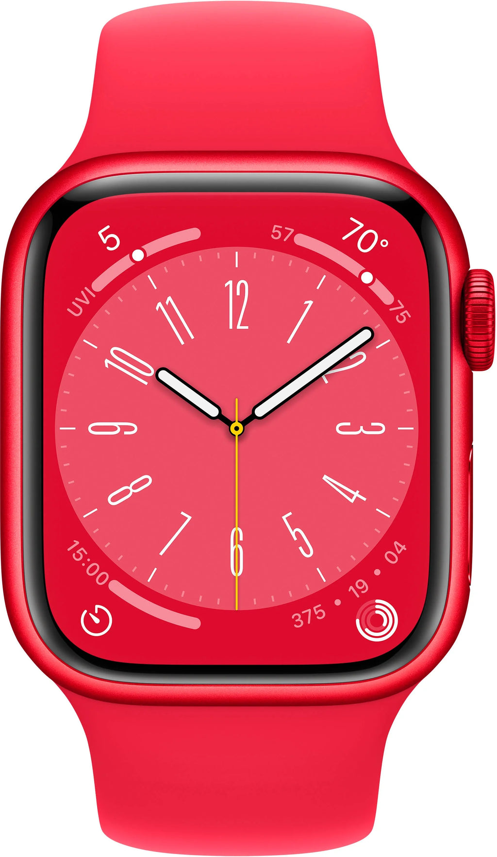 Restored Apple Watch Gen 8 Series 8 41mm (PRODUCT)RED Aluminum - (PRODUCT)RED Sport Band MNUG3LL/A (Refurbished)