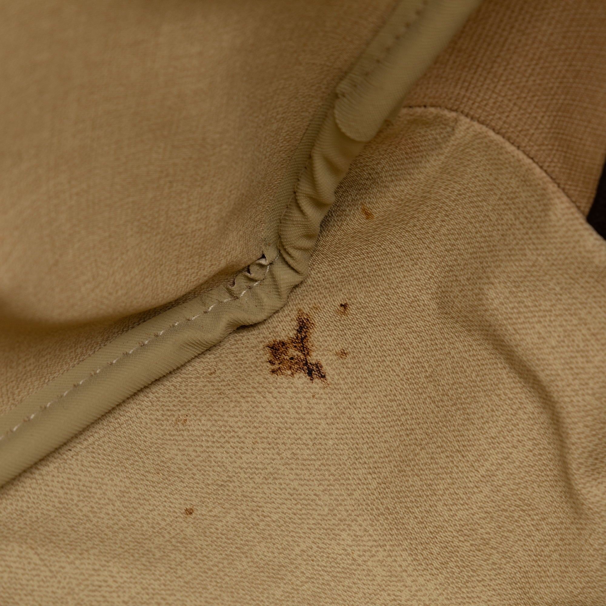 Used Authenticated Louis Vuitton Monogram Deauville Canvas Brown Handbag Top HandleBag Unisex (Good)
