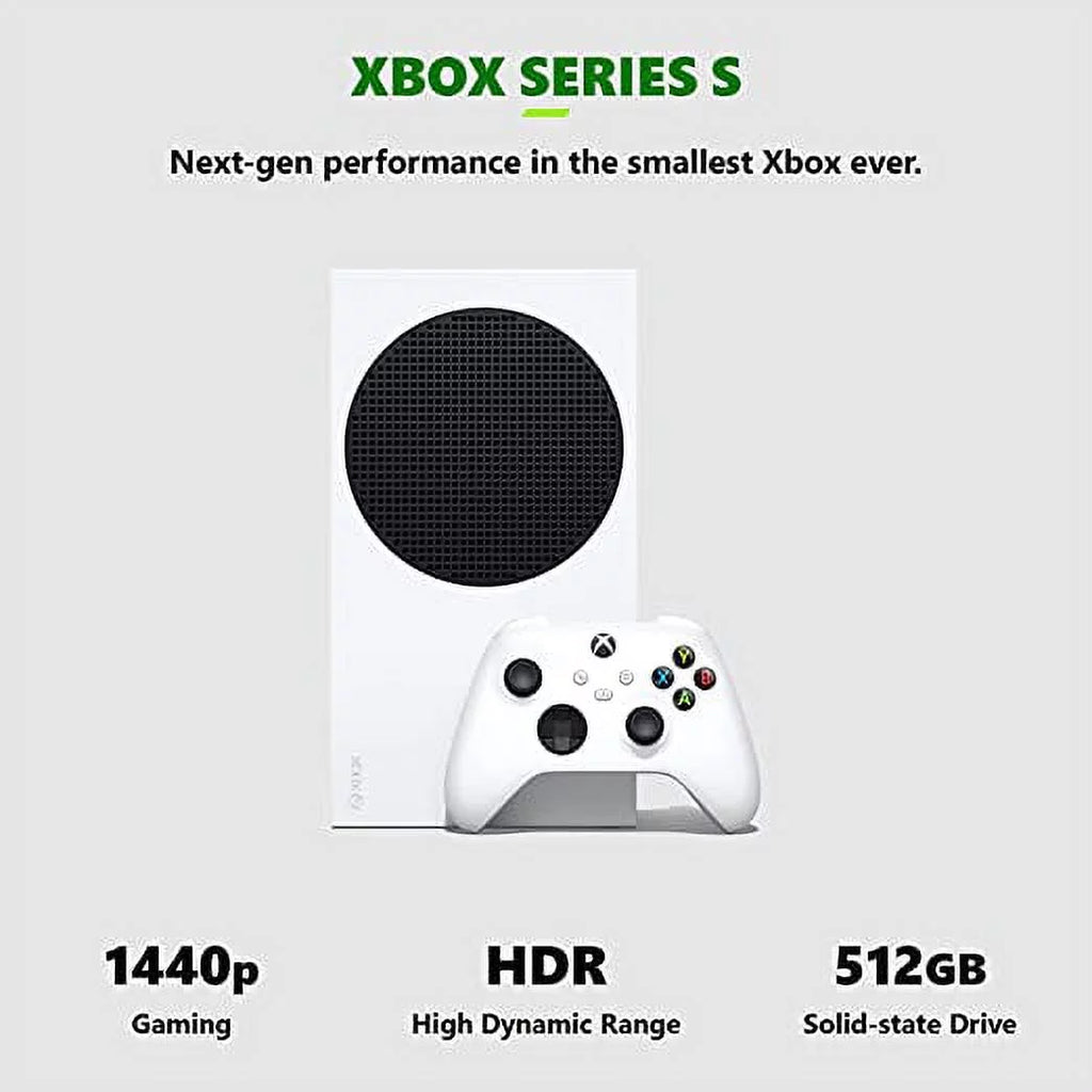 Certified Refurbished MICROSOFT XBOX SERIES S 512GB HOLIDAY CONSOLE RRS-00049 - WHITE