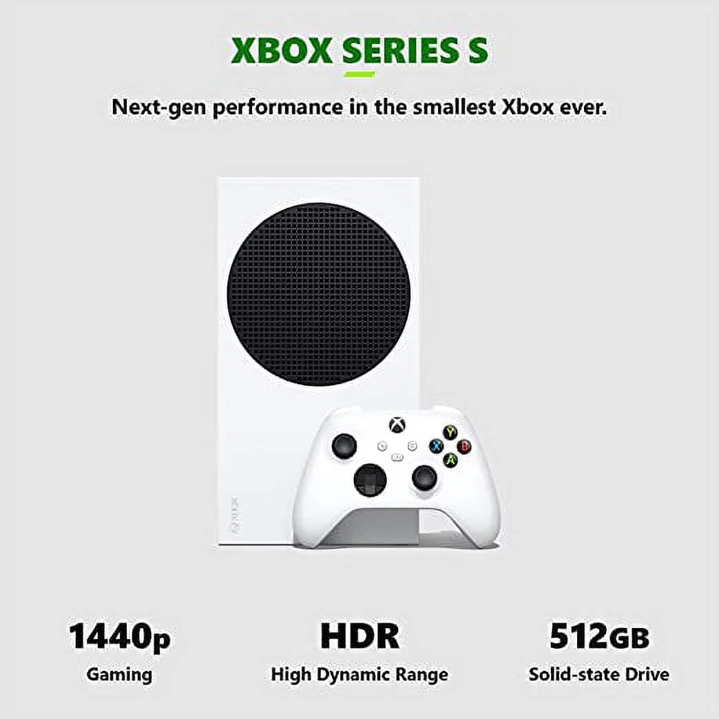 Certified Refurbished MICROSOFT XBOX SERIES S 512GB HOLIDAY CONSOLE RRS-00049 - WHITE