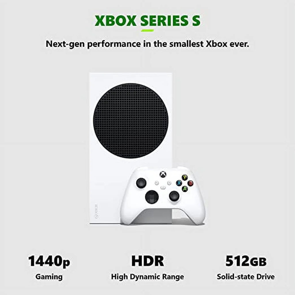 Secondhand MICROSOFT XBOX SERIES S 512GB GAME CONSOLE RRS-00001 - WHITE (Refurbished)