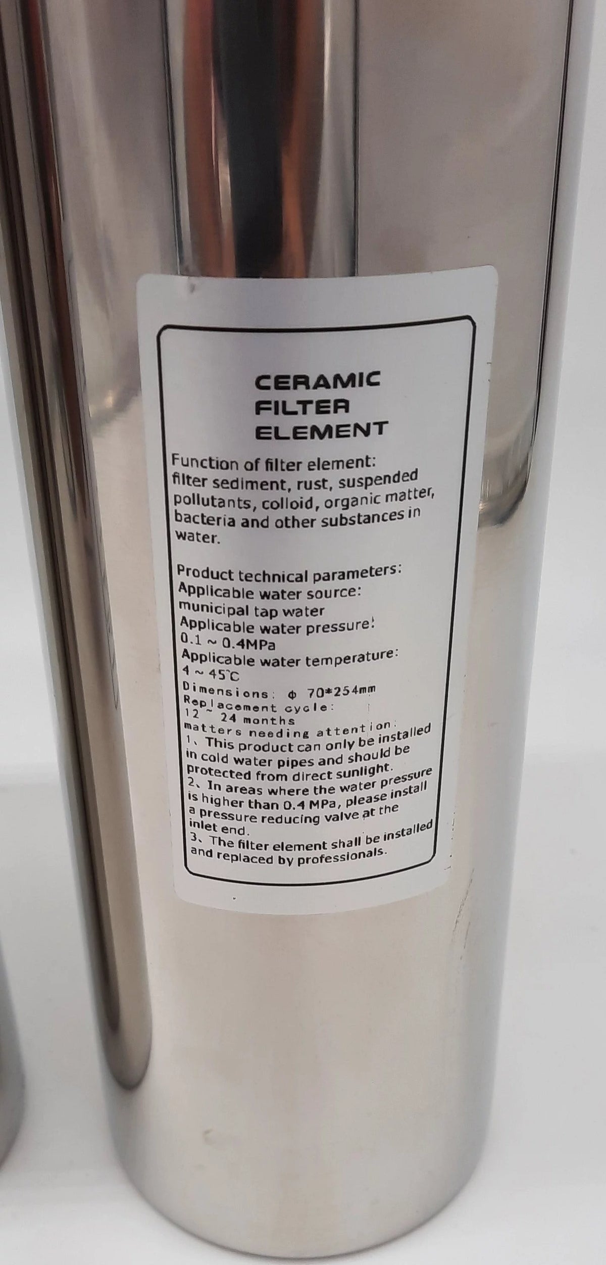 Marine Potable Water Ultra filtration 3 stages system Rust-resistant Alloy