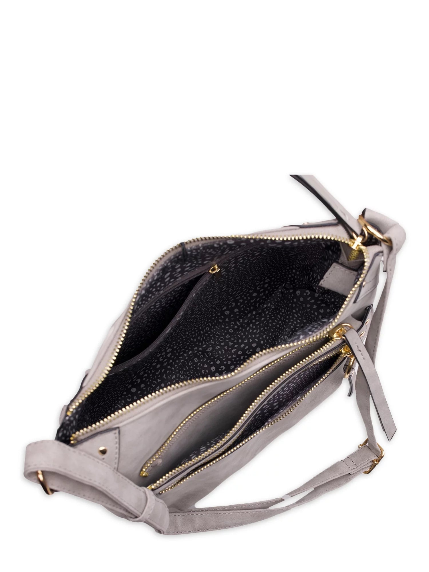 Violet Ray Female Handbag Livvy Multi Zip Crossbody