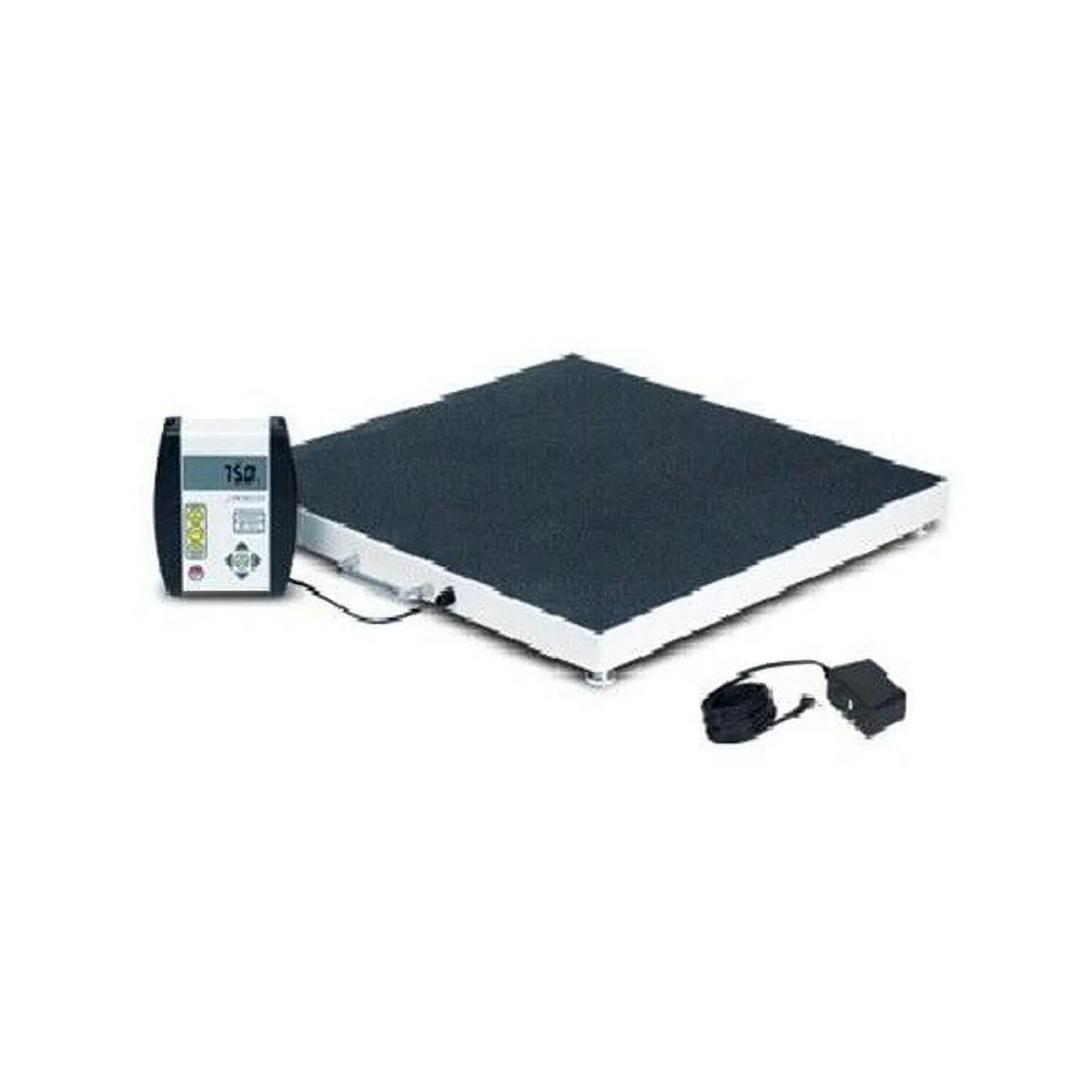 Cardinal & Detecto  24 x 24 in., 1000 x 0.2 lbs x 0.1 kg Platform with AC Adaptor Portable Bariatric Scale