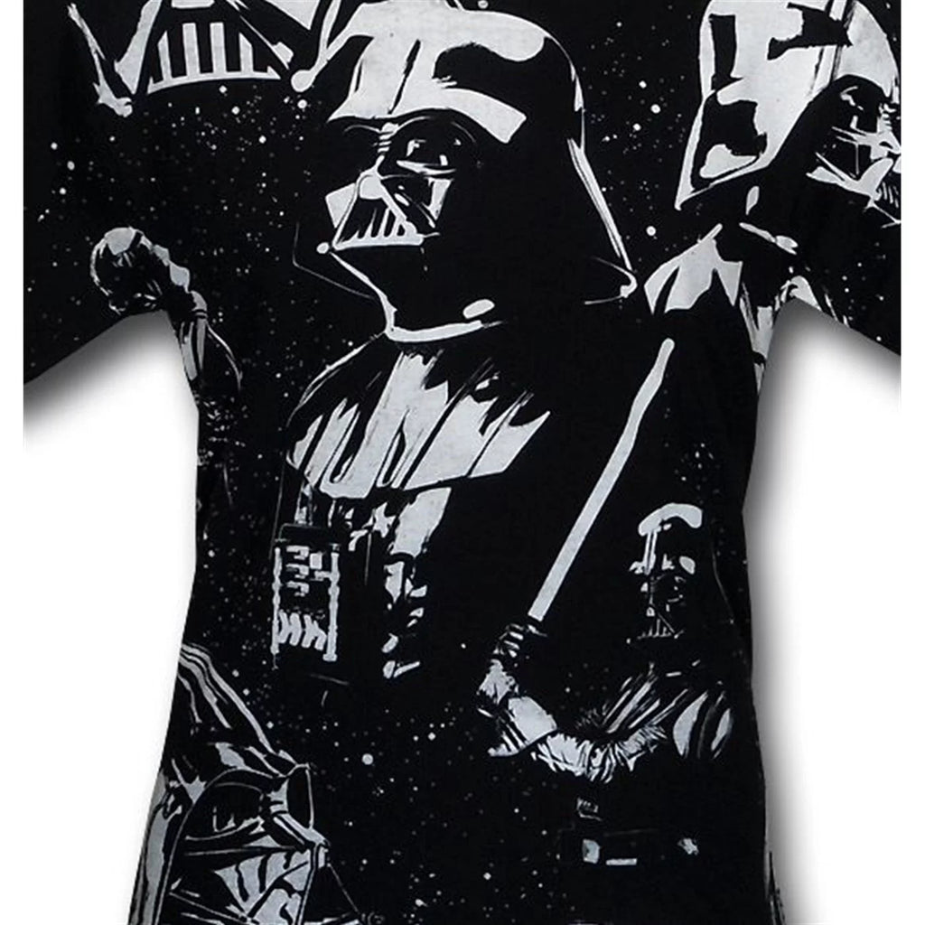 Star Wars Sublimated Vaders Full Print T-Shirt-Men's Large
