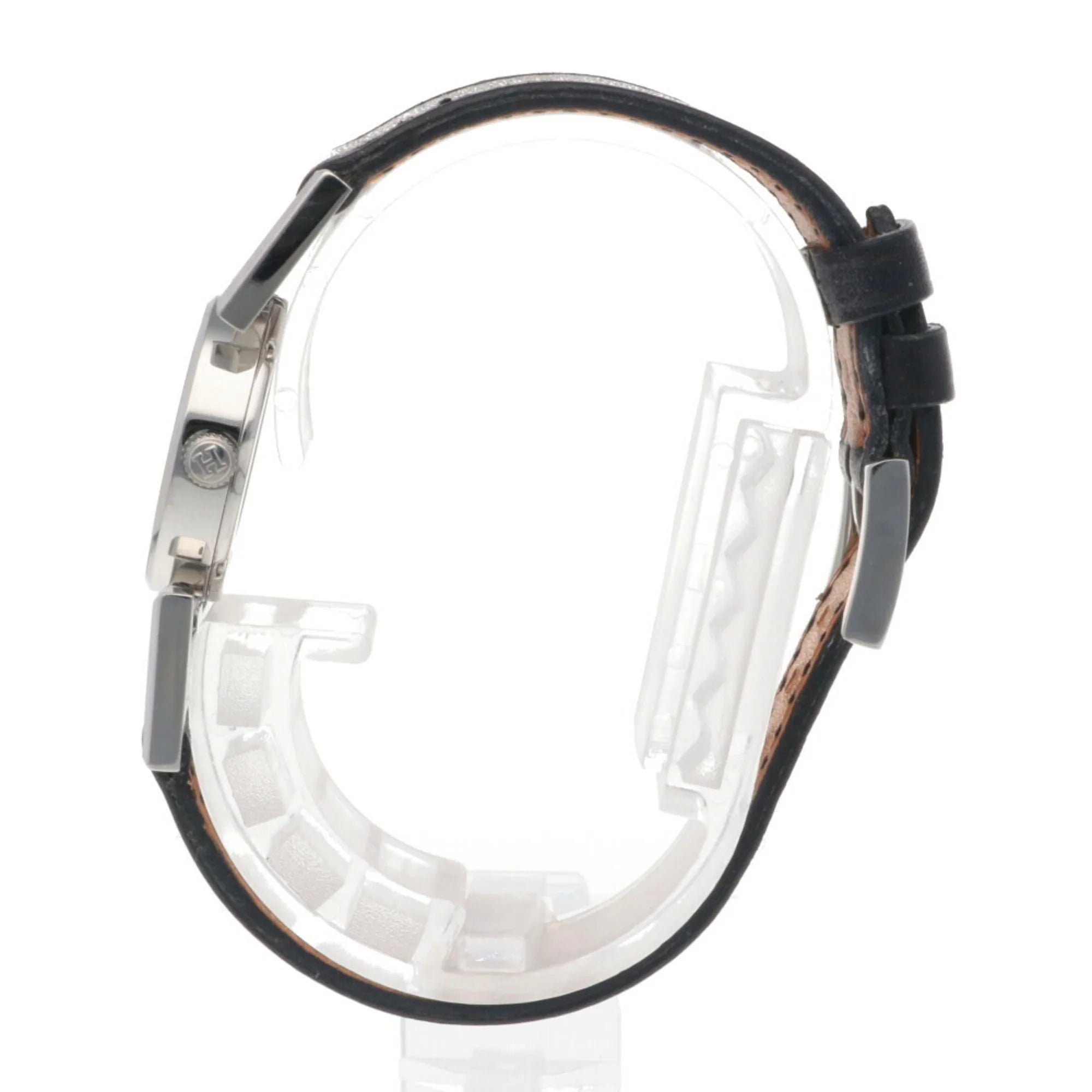 Previously Owned Hermes Paprika Watch Rust-resistant Alloy PA1.230 Quartz Ladies HERMES Diamond Bezel (Good)
