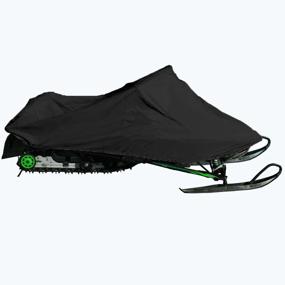 200 Denier Storage Snowmobile Cover Compatible for the 2014-2015 Ski Doo Bombardier Model GSX SE E-TEC 800R Snowmachine Sled. All Black.