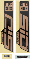 Rockshox Fork Decal Kit - SID SL Ultimate 27.5"/29" Matte Copper Foil/High Gloss