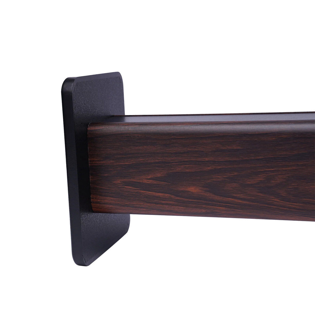 1 Pair Black Walnut Wood Speaker Stands for Surround Sound & Book Shelf Speakers 36"