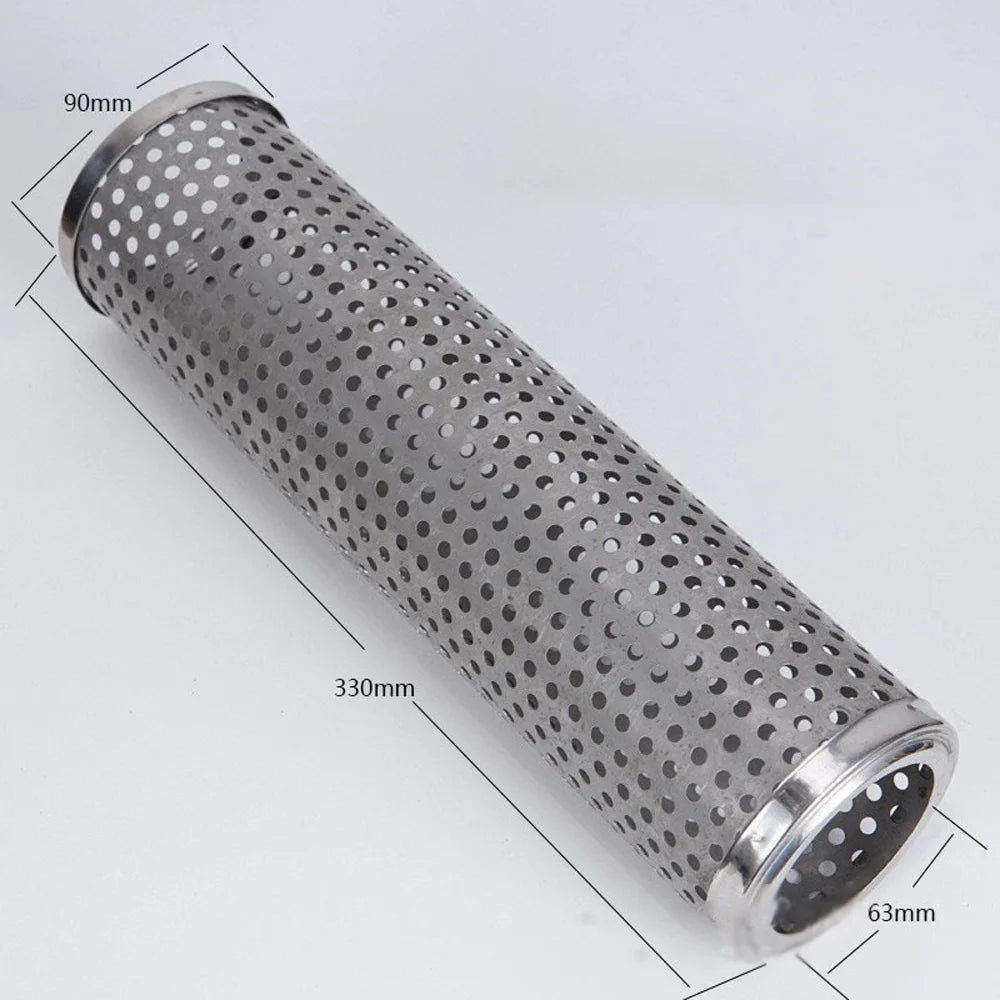 moobody Rust-resistant Alloy Net Tube Camping Heating Stoves Chimney Accessory, Portable Tent Firewood Stove Chimney Bent and Straight Tube, for Camping