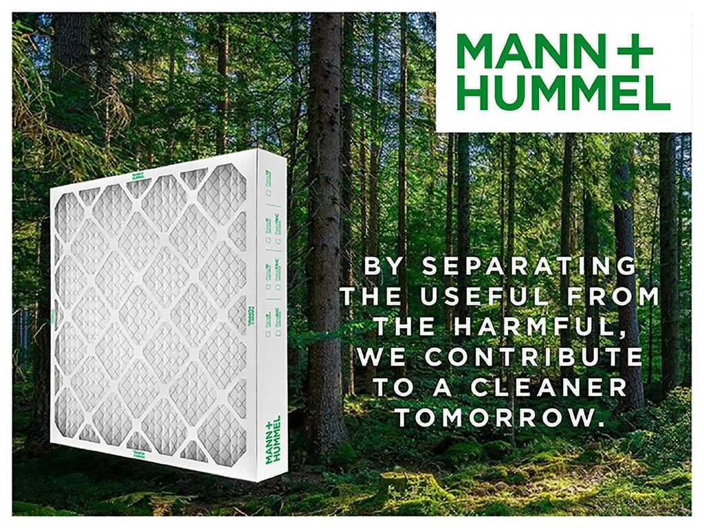 Mann+Hummel 20x23x1 MERV 8 Pleated HVAC AC Furnace Air Filters. Case of 12. (Exact Size: 19.5 x 22.5 x 0.75 Inches)